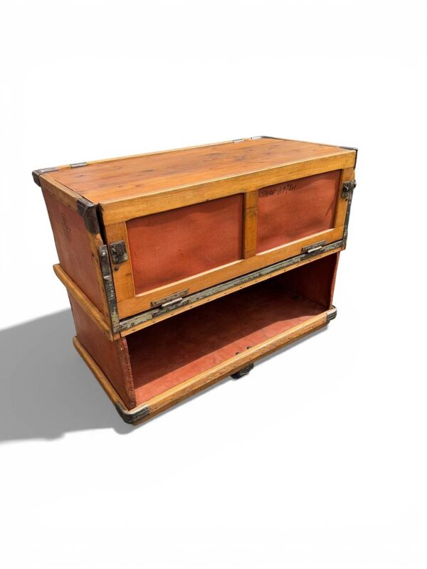 Caisse buffet bar / étagère – Mobilier industriel « Suroy »