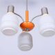 Mid-Century Chandelier in Chromed Steel and Glass from Drukov, Czech, 1970s