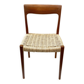 One Niels Moller Model 77 Chair 1960 Danish