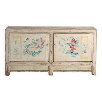 Antique buffet painted in pine wood – China, circa 1930