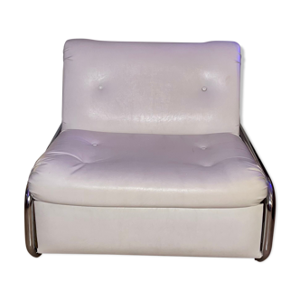 Fauteuil convertible Beka vintage sky blanc