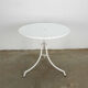 Table de jardin ronde brocante en acier