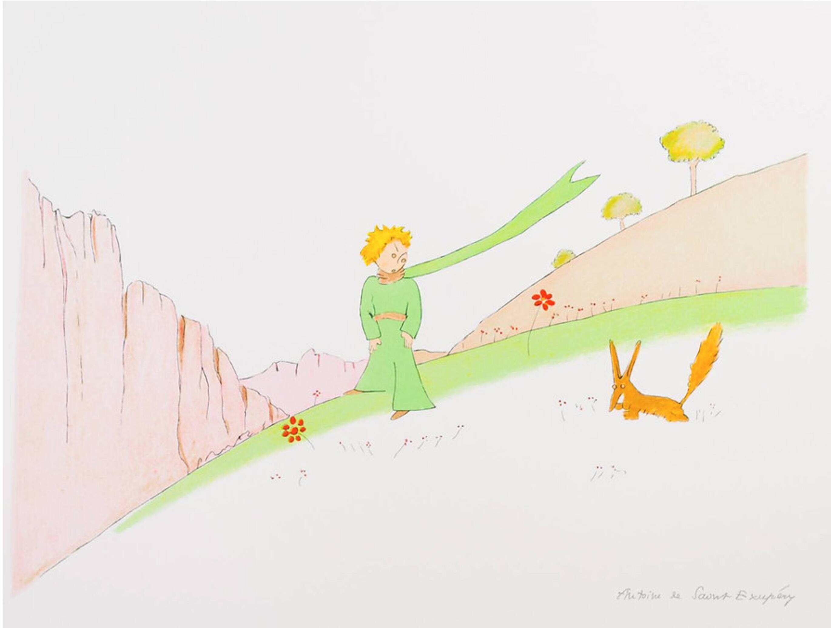 Antoine de Saint-Exupéry - The Little Prince and the Fox, 2009