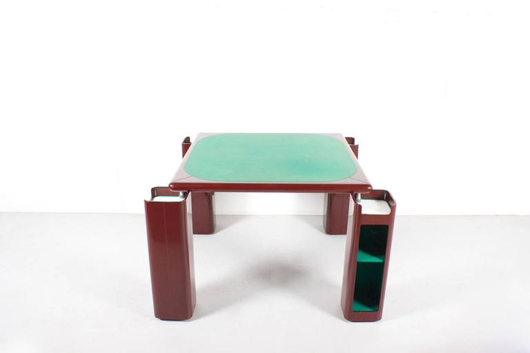 Game table 1970s by Pierluigi Molinari for Pozzi Milano