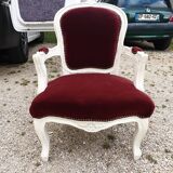 Louis XV child's cabriolet armchair