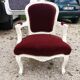 Louis XV child's cabriolet armchair