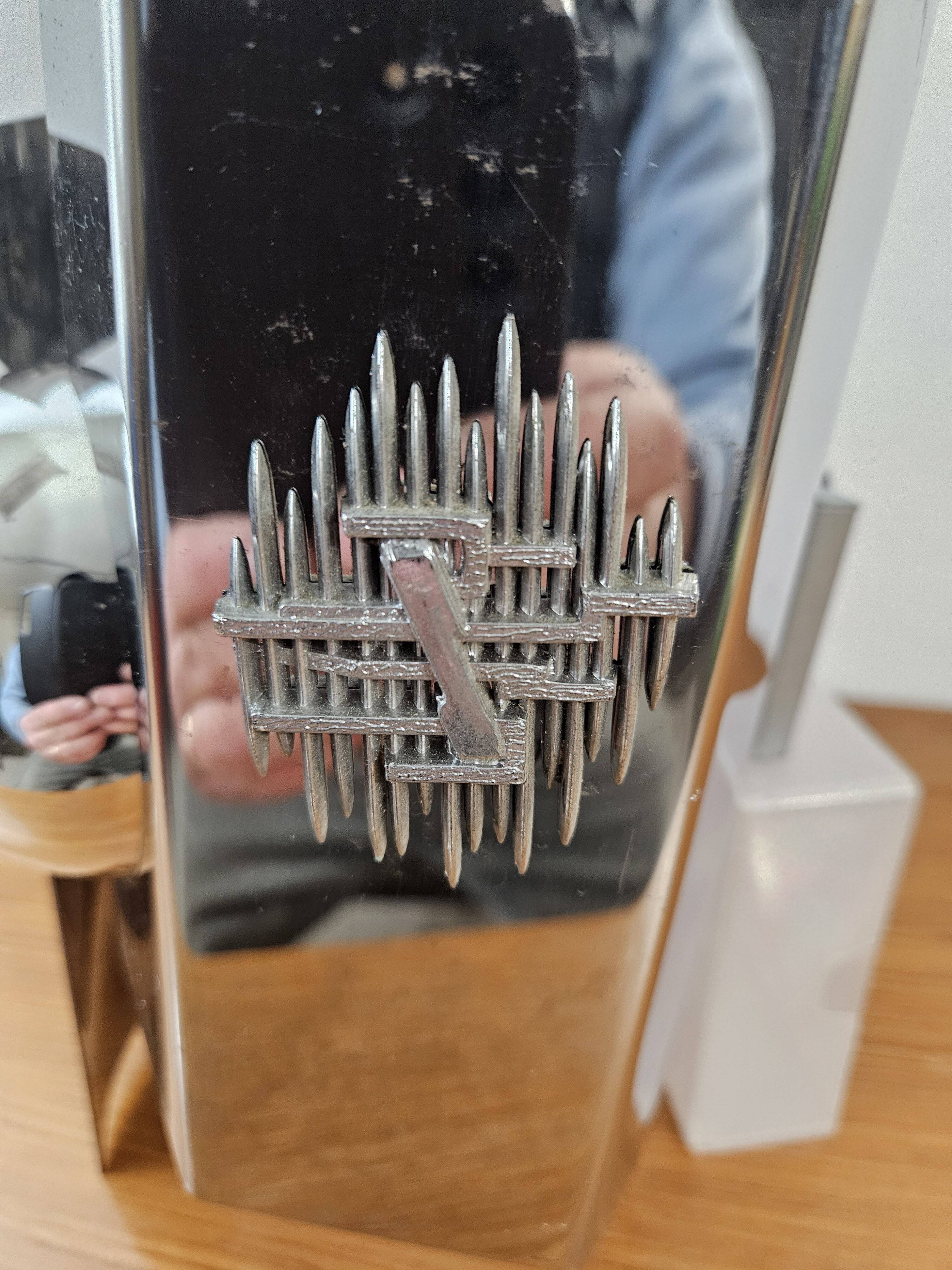 Vintage chrome wall lights - 70'S design