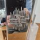 Vintage chrome wall lights - 70'S design
