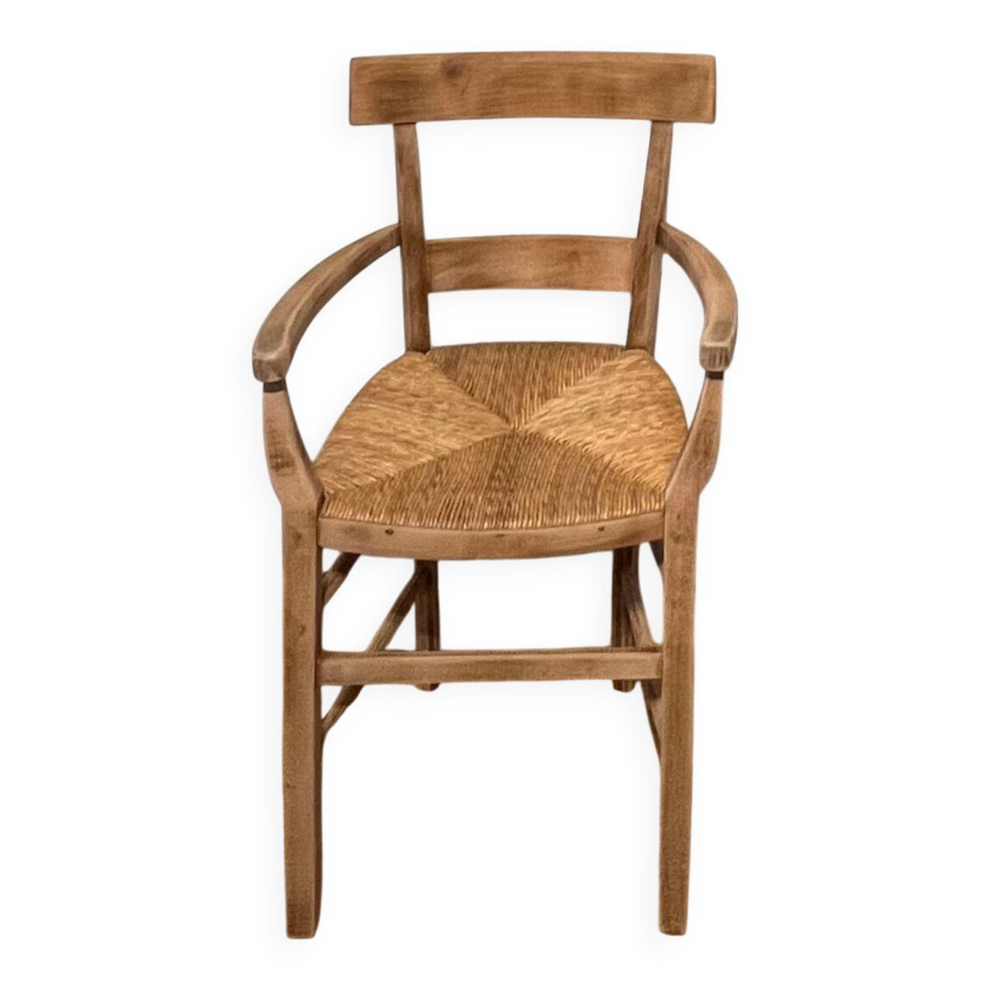 Vintage 60s bridge armchair - country chic style