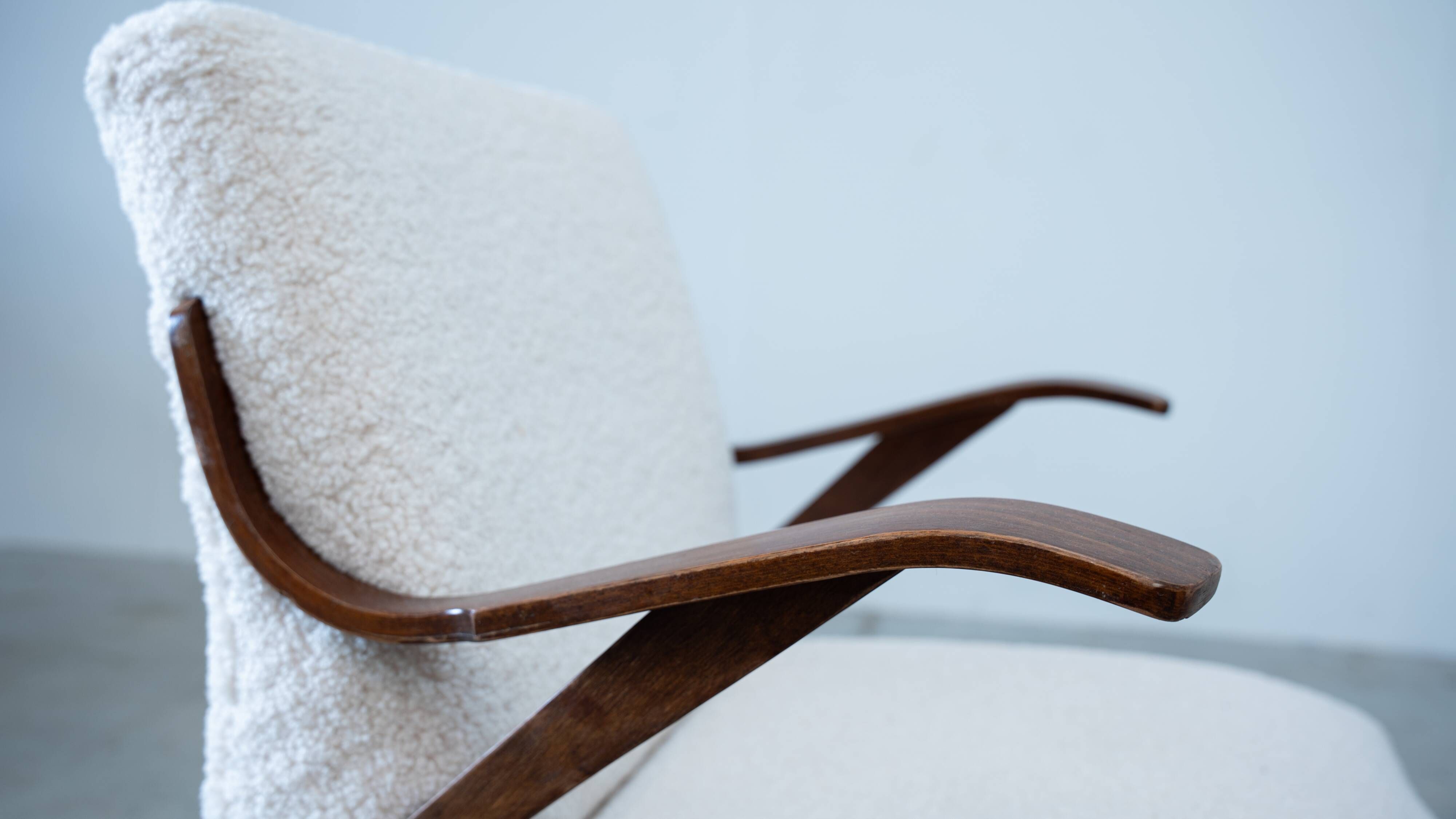 Set of two elegant lounge chairs