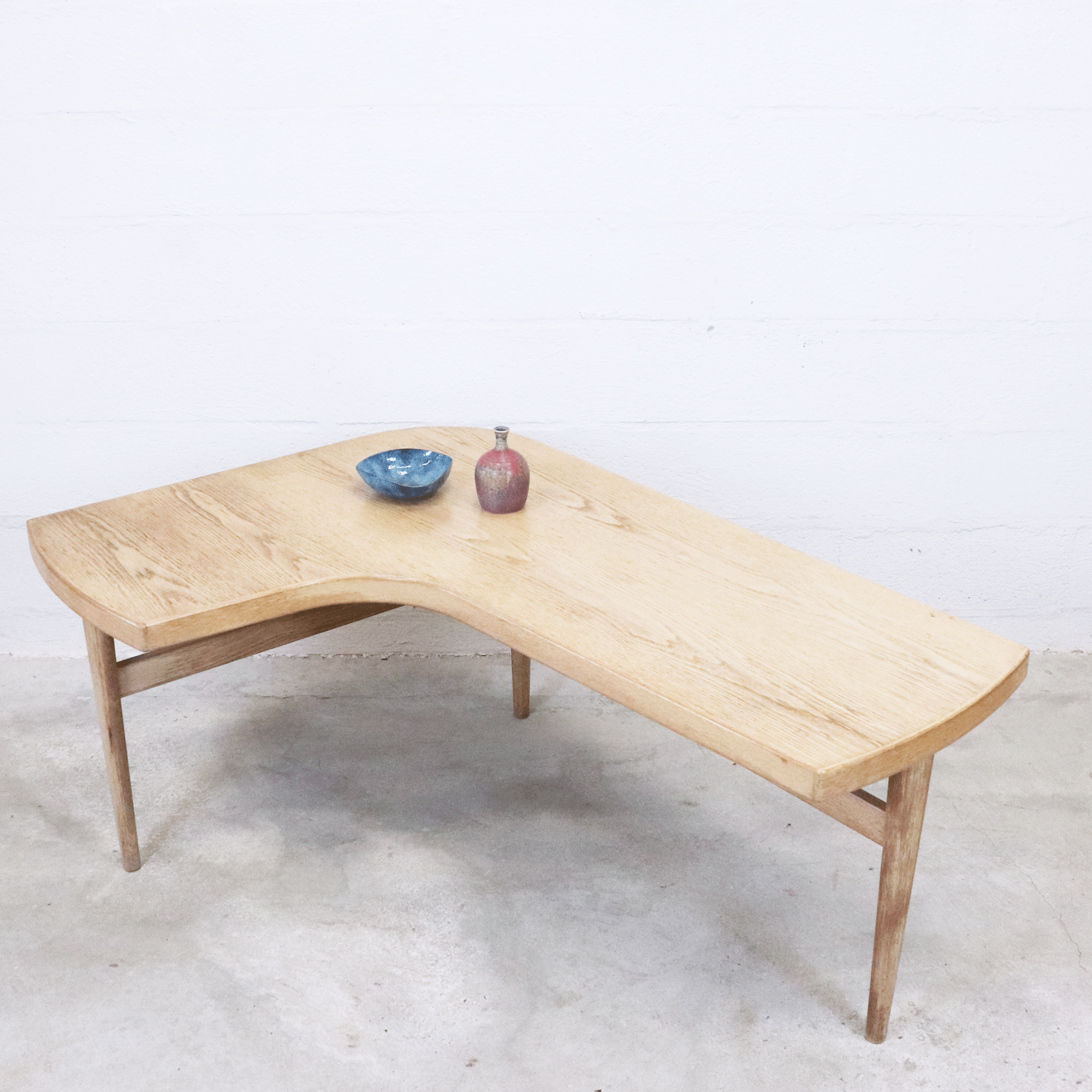 Beech coffee table, Sweden, 1990