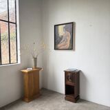 Dudouyt bedside table, oak, 1940.