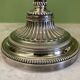 Pair of silvered bronze candlesticks from the 19th century in Louis XVI style signed Voisenet.