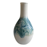 Porcelain vase with fish decoration