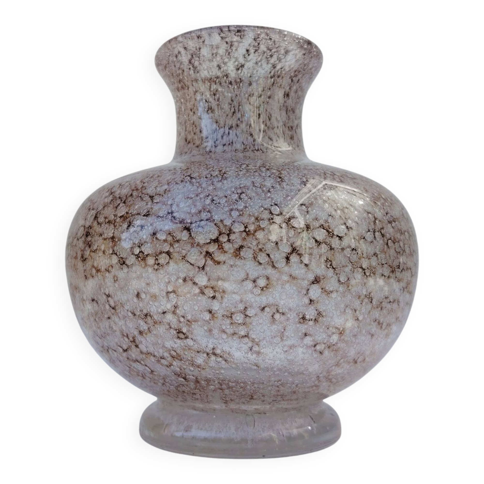 Baluster vase, Daum Nancy, Lorraine cross, vintage