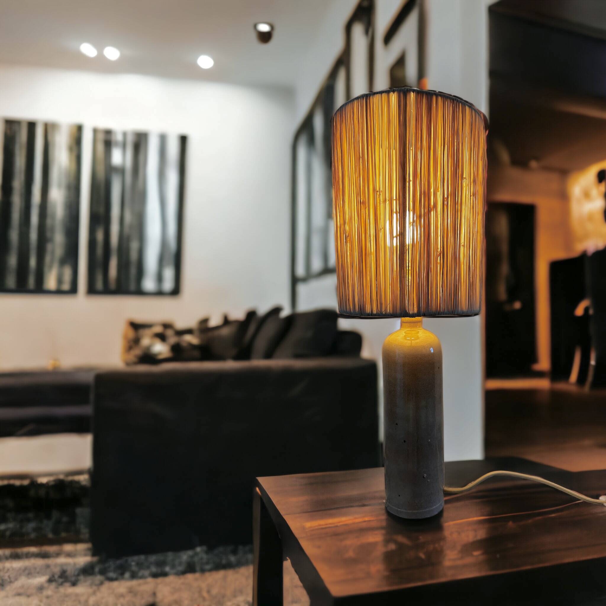 Sandstone table lamp