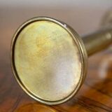 20th-Century Candleholders with Glass Shades, 1950s, Set of 2