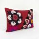 Housse de coussin brodée vintage 51x71 cm