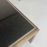 Large Jansen style marble and brass coffee table, , 1970s vintage