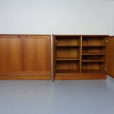 Large teak chest by H. W. Klein for Bramin, 1960s