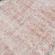 Soft Pink Oversize Vintage Turkish Floral Carpet Rug, 219x313 Cm