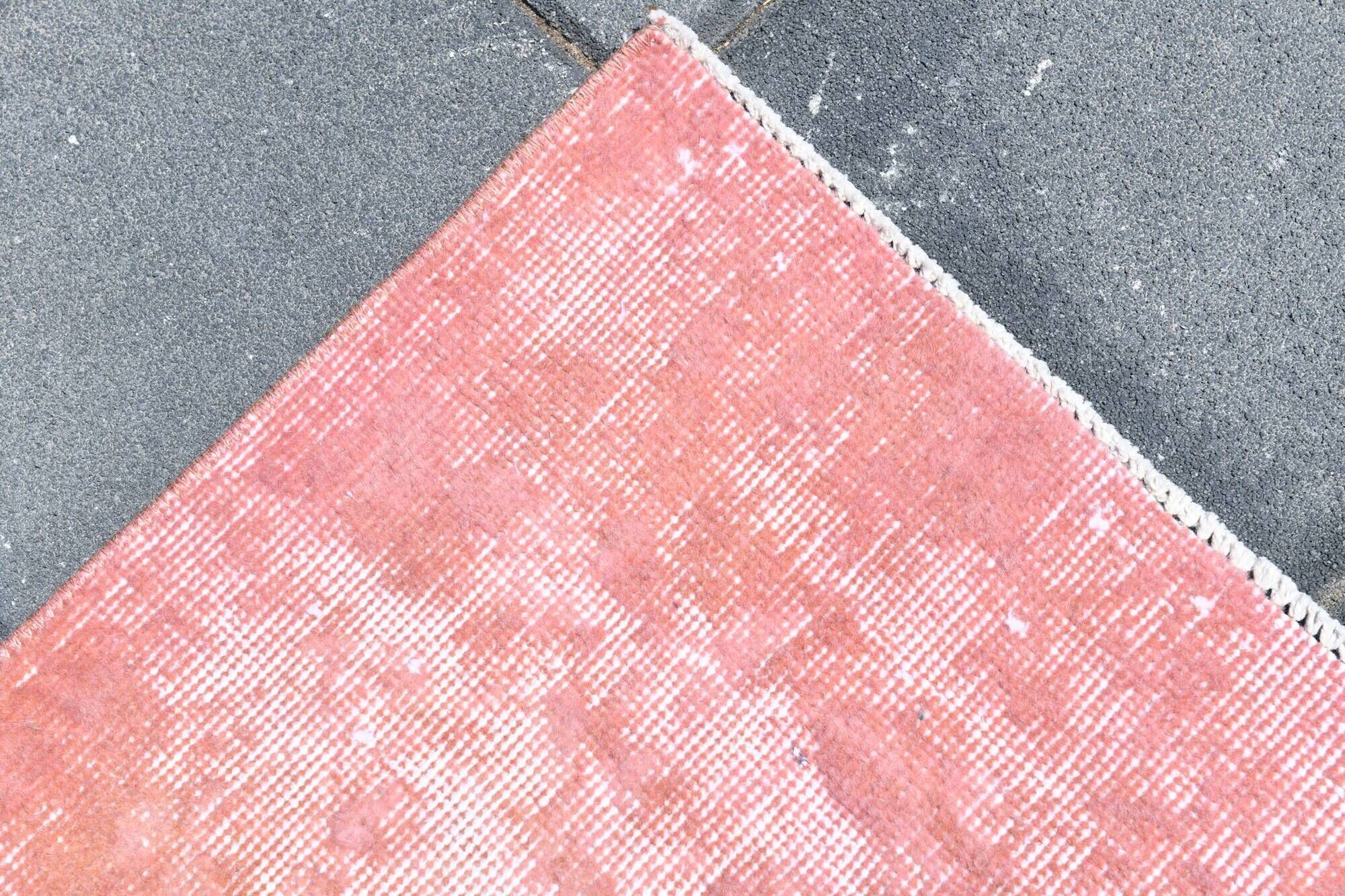 Dusty Pink Decorative Vintage Rug For Living Room, 210x325 Cm
