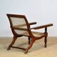 Chaise de plantation indonésienne coloniale hollandaise, vers 1920