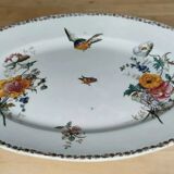 Decorative dish old earthenware