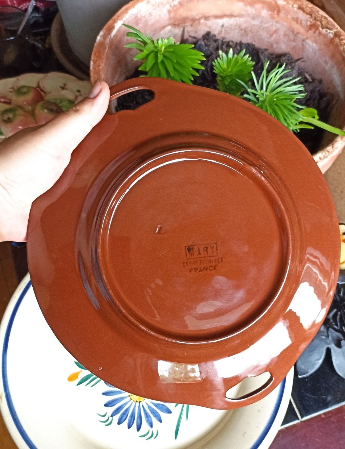 Mary coffee service by Digoin Sarreguemines - 6 people