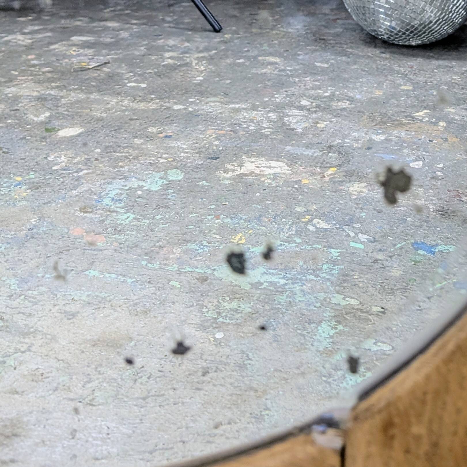 Carved oak mirror - 1930s