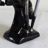 Black ceramic horse