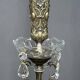Chandelier. Silvered bronze, crystal.