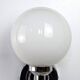 Pair of chrome wall lights