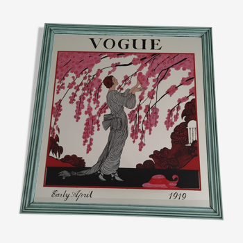 Vintage vogue advertising mirror