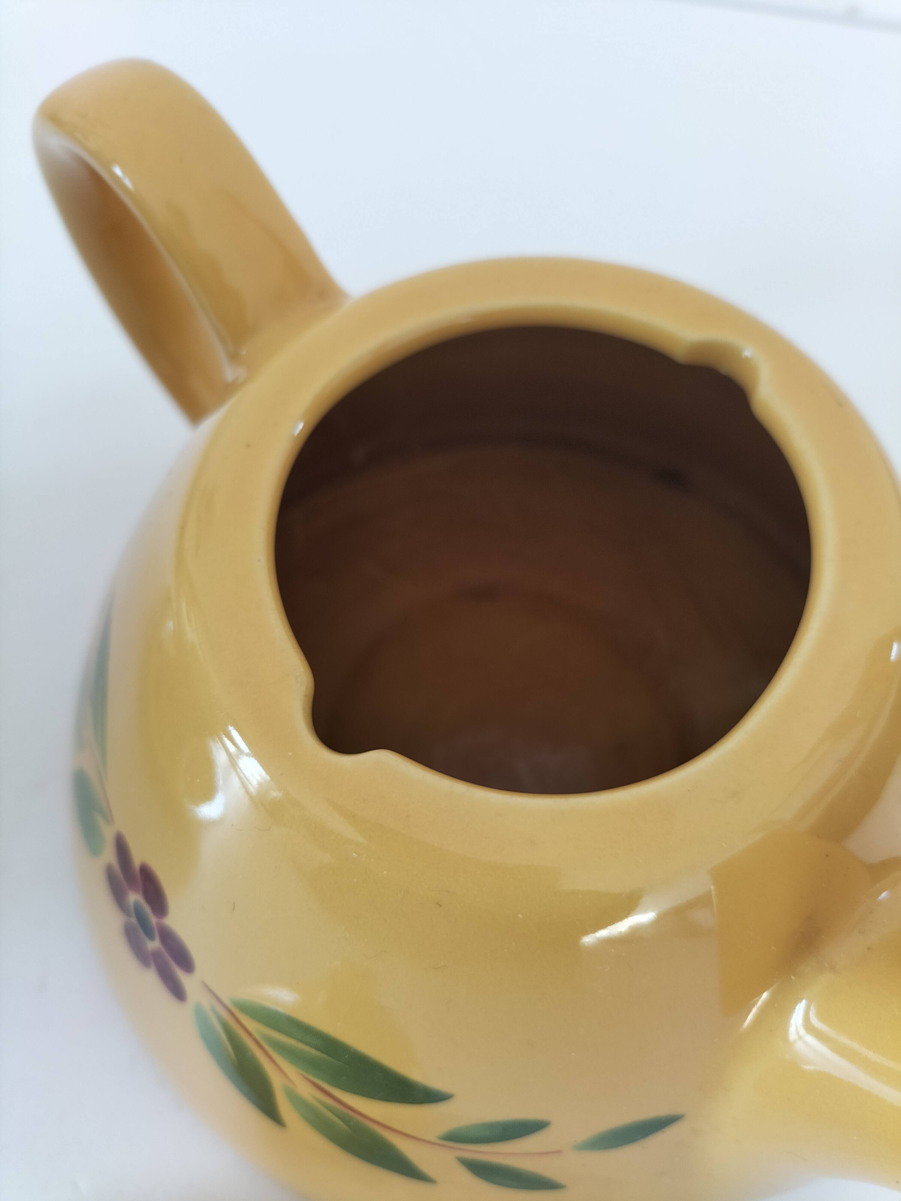Swedish tea service Christineholm 1970s yellow