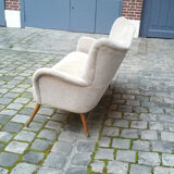 Sofa sofa wing bergere 50s/60s vintage