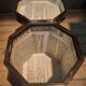 Paire de tabouret coffre octogonal d'extreme orient