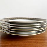 Service de table en porcelaine de Weimar, Echt Weimar Kobalt, série Eleganz, 21 pièces, bleu cobalt