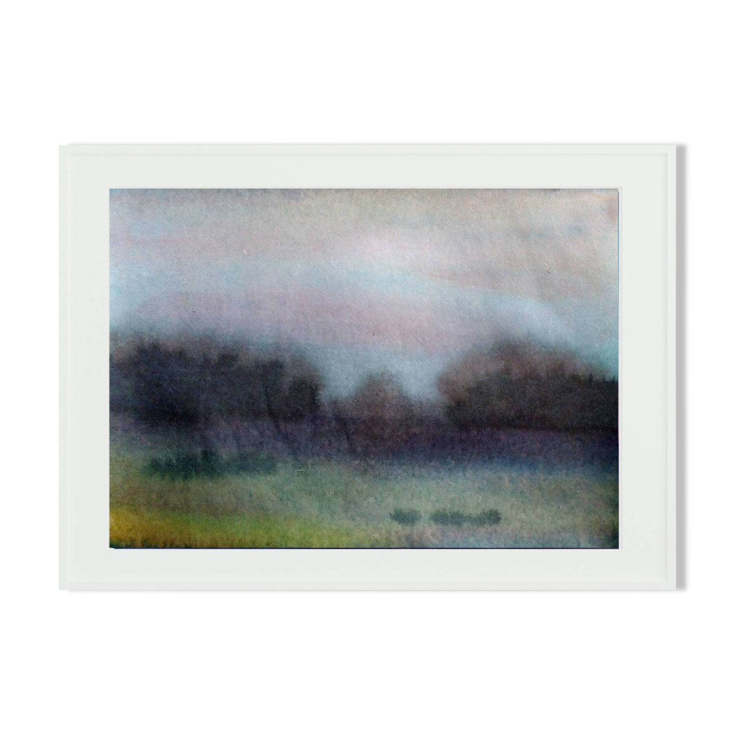 Ink landscape Between dog and wolf 7