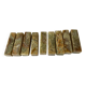 Set of 9 cutlery holders in Jade