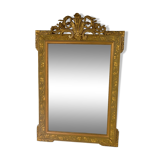 Grand miroir ancien doré – Style baroque, fin XIXe siècle