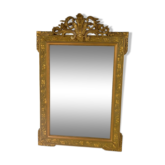Large antique gilded mirror – Baroque style, late 19th century