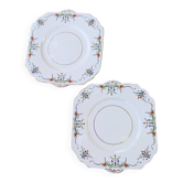Pair of English Art Deco dishes Gladstone