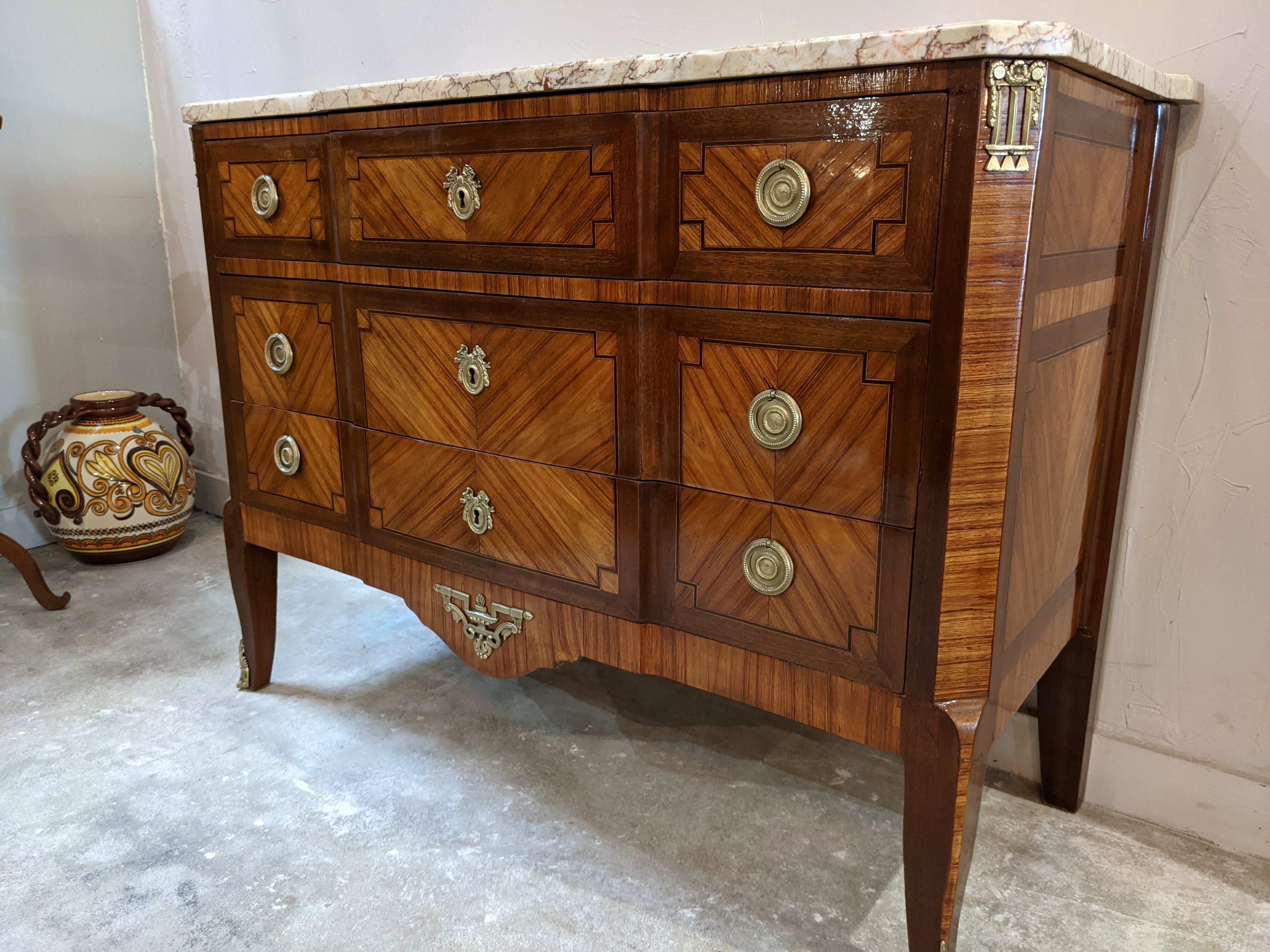 Commode transition XlXeme restaurée