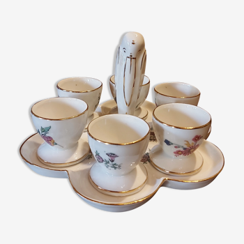 Service à oeufs en porcelaine