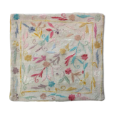 Coussin brode à la main 50 x 50 cm