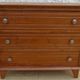 Antique commode post Art Deco from around 1940 in solid pine with its patina.