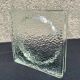 Glass brick lumax nevada empty pocket ashtray vintage 60s