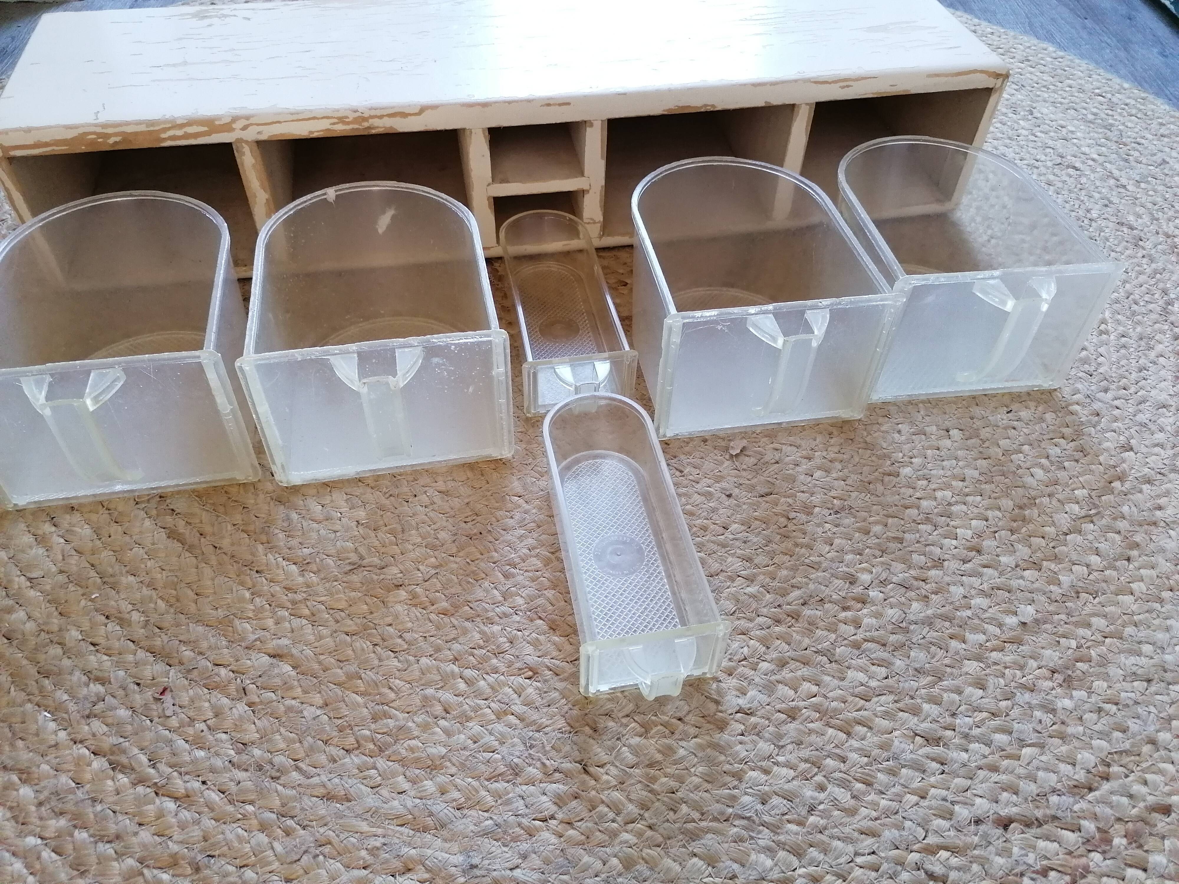 Storage with drawers to lay or fix "Plexibronze"