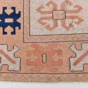 Tapis persan bleu marine et crème